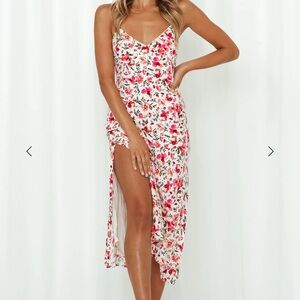 Floral Spaghetti Strap Dress